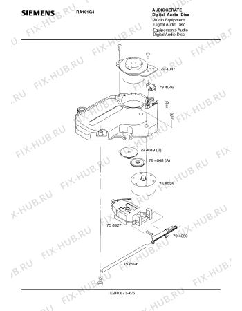 Схема №3 RA101G4 с изображением Лазерный блок для аудиотехники Siemens 00758927