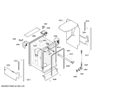 Схема №1 CP532J5 с изображением Передняя панель для посудомоечной машины Bosch 00702436