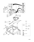 Схема №1 AWM 921 с изображением Уплотнение для стиральной машины Whirlpool 481953228226