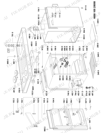 Схема №1 ART 315/L/ A+ с изображением Поверхность для холодильника Whirlpool 481010694601