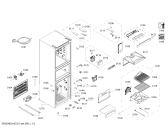 Схема №2 KGU28A1S0C с изображением Дверь для холодильника Bosch 00714408