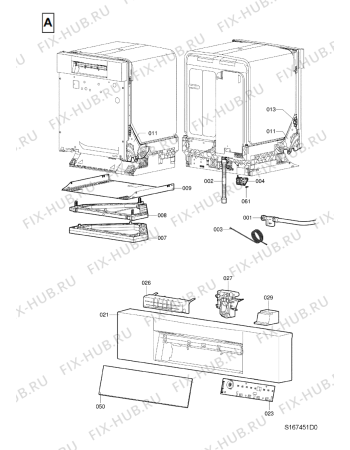 Схема №2 GMI 5512 SCHWARZ с изображением Панель для посудомоечной машины Whirlpool 482000007583