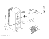 Схема №1 3KEB5412 с изображением Дверь морозильной камеры для холодильника Bosch 00680305
