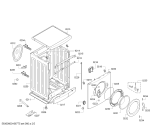 Схема №3 WM12E164DN IQ300 с изображением Вкладыш в панель для стиралки Siemens 00753162