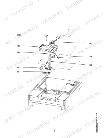 Взрыв-схема холодильника Aeg ARC0642-5 E - Схема узла Freezer electrical equipment