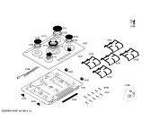 Схема №1 3ETG367B с изображением Решетка для электропечи Bosch 00674613