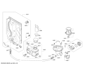 Схема №2 KDW64019I-M с изображением Силовой модуль запрограммированный для электропосудомоечной машины Bosch 12007742