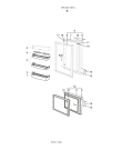 Схема №1 F245 - 1704A с изображением Опора для холодильной камеры Whirlpool 482000016680