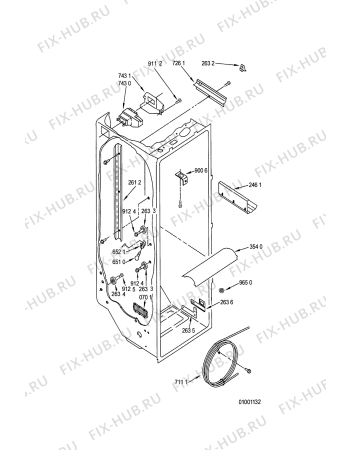 Схема №2 ARG 488/G/BLACK с изображением Дверь для холодильника Whirlpool 481245078016