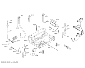 Схема №1 SN25D800EU с изображением Силовой модуль запрограммированный для посудомойки Bosch 12015715