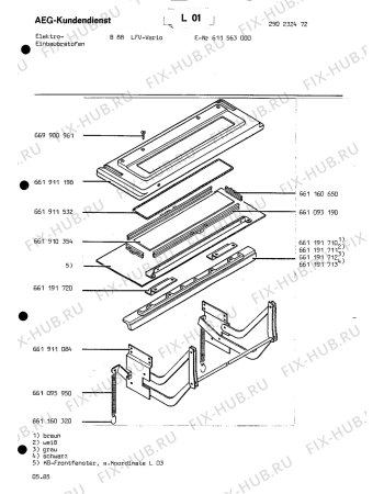 Взрыв-схема стиральной машины Aeg EEBO B 88 LFV VARIO - Схема узла Section6