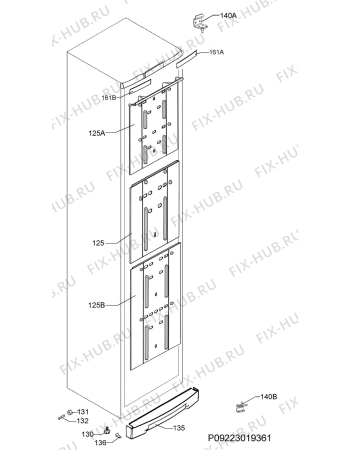 Схема №2 A72710GNW0 с изображением Модуль (плата) управления для холодильной камеры Aeg 973925052765030