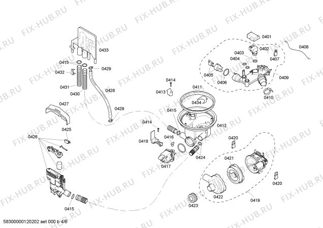 Схема №1 SHU53E06UC Electronic с изображением Дверца Bosch 00213956