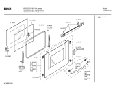 Схема №1 HEN3652CC с изображением Фронтальное стекло для плиты (духовки) Bosch 00219221