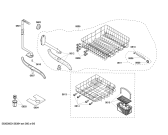 Схема №1 SHU33A06UC Bosch с изображением Кабель для посудомоечной машины Bosch 00189501