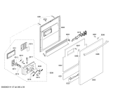Схема №3 SHX36L16UC DLX Series с изображением Крышка кнопки для посудомоечной машины Bosch 00603457