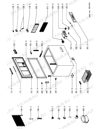 Схема №1 071/536 с изображением Рукоятка для холодильника Whirlpool 481945919384