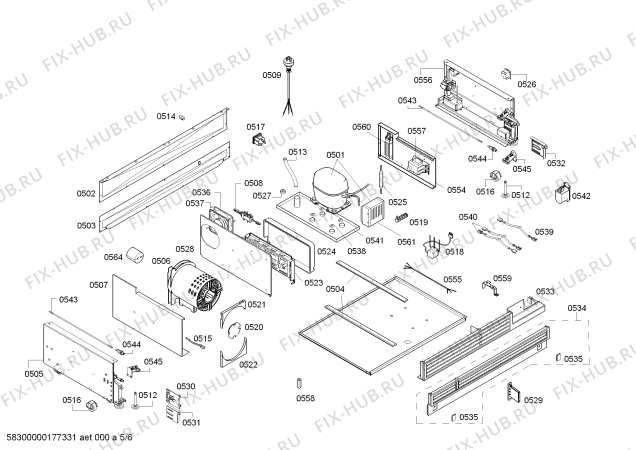 Схема №2 CIR30MIIR5 с изображением Силовой модуль для холодильника Bosch 11023953