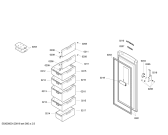 Схема №1 GSV30430 с изображением Дверь для холодильника Bosch 00243000