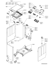 Схема №1 AWE 92365P с изображением Модуль (плата) для стиральной машины Whirlpool 481010560025