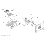 Схема №3 U15M42S0GB с изображением Панель управления для духового шкафа Bosch 00675528