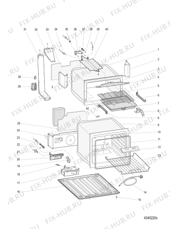 Схема №2 KD3G2SMG (F064078) с изображением Инструкция по эксплуатации для духового шкафа Indesit C00279591