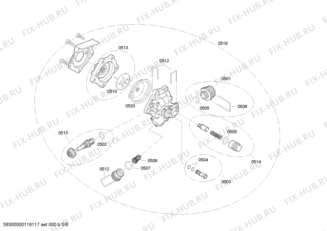 Схема №2 RDT1107 с изображением Панель для водонагревателя Bosch 00496200