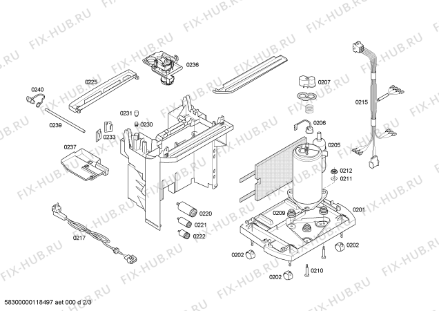 Схема №2 AA5720 с изображением Клапан для кондиционера Bosch 00661003