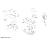 Схема №1 TDS3561 с изображением Передняя часть корпуса для утюга (парогенератора) Bosch 12012162