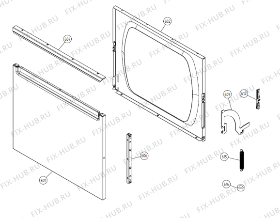 Взрыв-схема стиральной машины Gorenje W6231 with door CE   -White (900003246, WM44AEU) - Схема узла 06