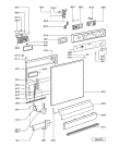 Схема №1 GSFP 2958 WS с изображением Микромодуль для электропосудомоечной машины Whirlpool 481221479822