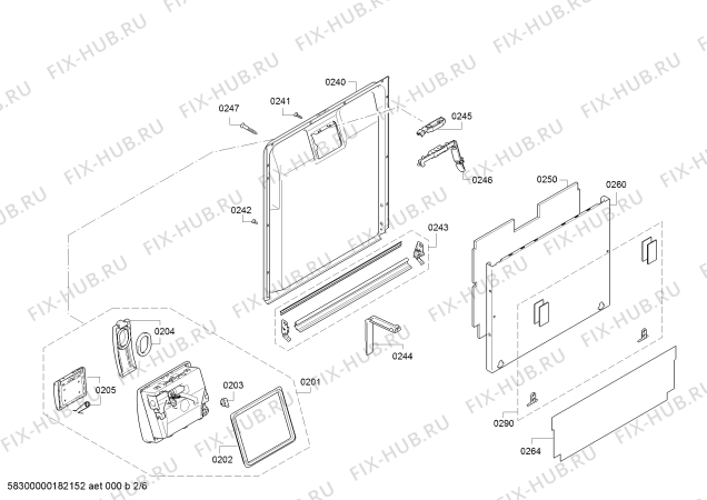 Схема №1 JS03IN52 с изображением Кнопка для посудомойки Bosch 00616734