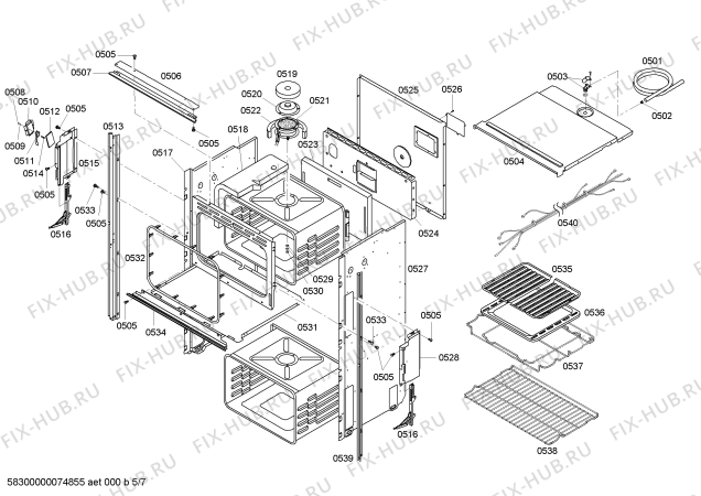 Схема №2 HBL562AUC с изображением Декоративная планка для холодильника Bosch 00472719