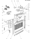 Схема №2 IVFM8 (F000501) с изображением Обшивка для духового шкафа Indesit C00033553