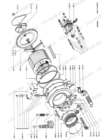 Схема №1 AWM 877/WP с изображением Обшивка для стиралки Whirlpool 481945319249