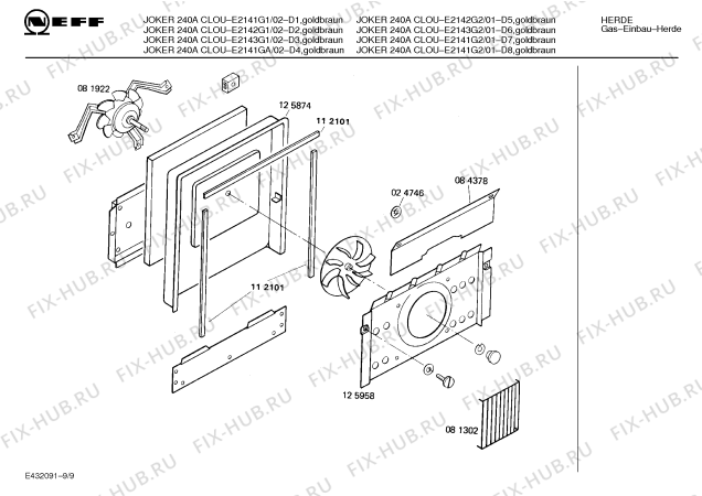 Схема №4 195307576 JOKER 240 A CLOU с изображением Переключатель для плиты (духовки) Bosch 00027739