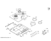 Схема №1 PPC616B20E ENC.PPC616B20E T60F 2G+1W BOSCH с изображением Варочная панель для плиты (духовки) Bosch 00683023