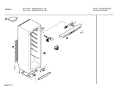 Схема №1 KS5WH61SD с изображением Поднос для холодильной камеры Bosch 00358771