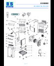 Схема №1 PAC N120 с изображением Обшивка для сплит-системы DELONGHI 5415110831