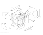Схема №1 SMV50M70EU с изображением Передняя панель для посудомоечной машины Bosch 00704109