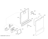 Схема №2 SMS50D28EU AquaStop с изображением Панель управления для посудомоечной машины Bosch 00742084