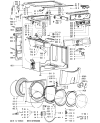 Схема №1 AWM 8100-F с изображением Декоративная панель для стиральной машины Whirlpool 481245214757