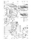 Схема №2 ADL 934 S ME с изображением Обшивка для электропосудомоечной машины Whirlpool 481245370833