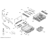 Схема №2 SGV55M73EU с изображением Набор кнопок для посудомойки Bosch 00601853