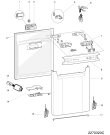 Схема №1 FDEF4101X (F080110) с изображением Сенсорная панель для электропосудомоечной машины Indesit C00295117