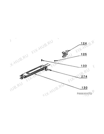 Взрыв-схема плиты (духовки) Electrolux EKG510112W - Схема узла Section 7