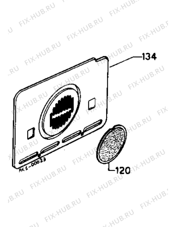 Взрыв-схема плиты (духовки) Zanussi HMW41 - Схема узла Electrical cooking plates