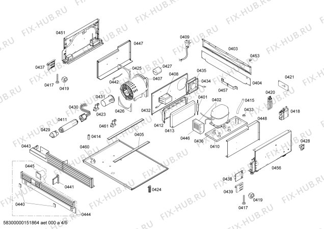 Схема №1 FIN30MIIL1 F 1811 VI с изображением Компрессор для холодильника Bosch 00144925