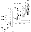 Схема №1 QN4021W с изображением Табло для свч печи Aeg 50272273009