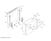 Схема №1 HEA23B161S с изображением Панель управления для плиты (духовки) Bosch 00709726